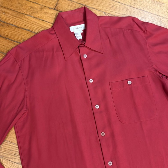 🍁VINTSGE ERMENEGILDO ZEGNA MENS CASUAL BUTTON DOWN SHIRT - MEDIUN🍁 - Picture 2 of 9
